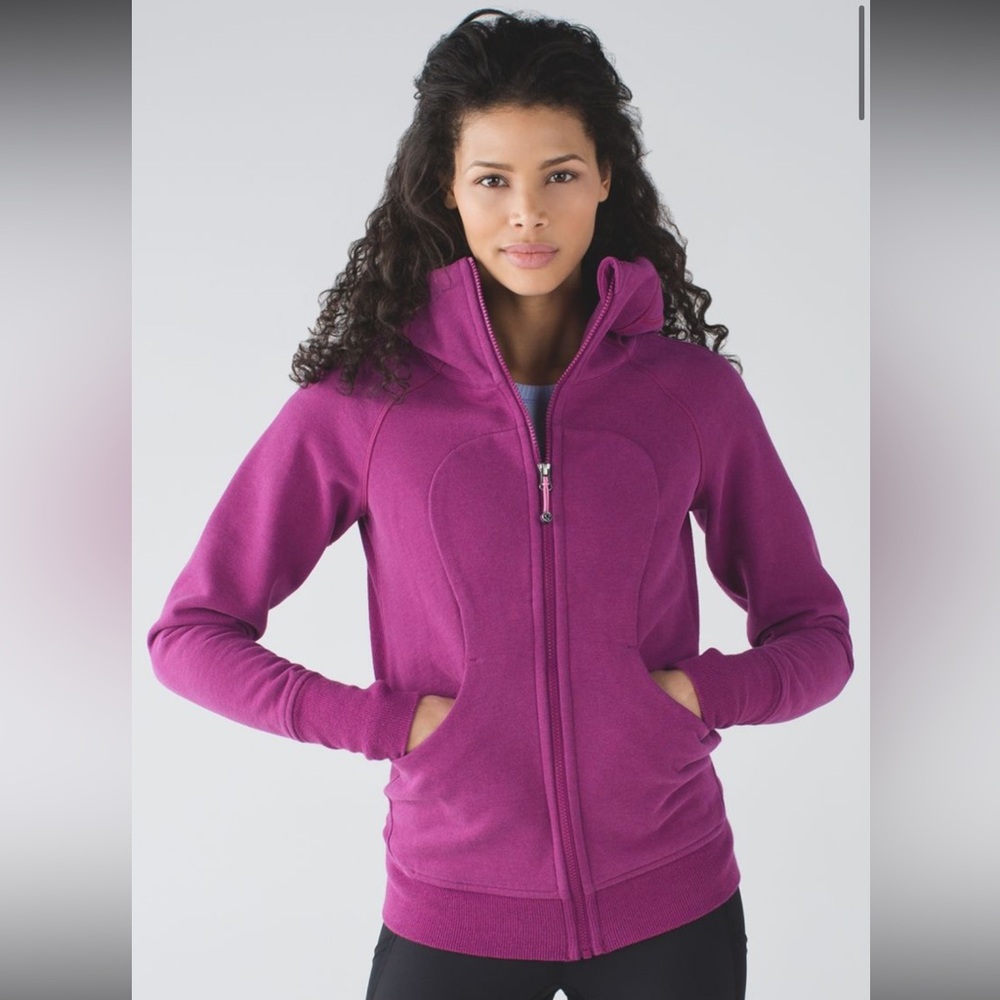 Lululemon Athletica - Scuba Hoodie III - Heathered Regal Plum